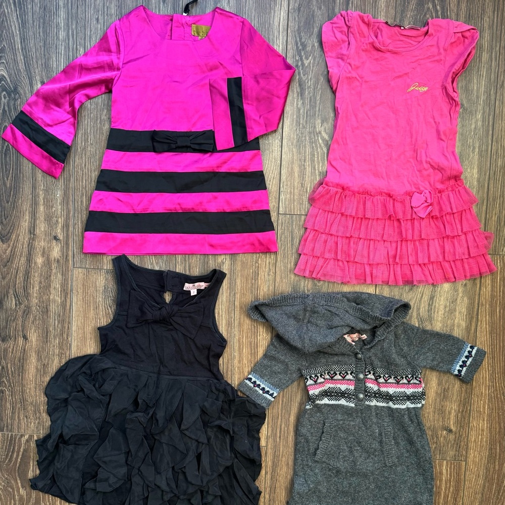 Girls 2T Dress Bundle Juicy Couture and Nicole Miller
